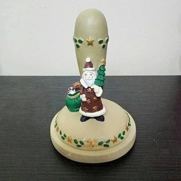 Vintage 1995 Brown Bag Cookie Art Stamp No. 11 Folk Santa Stars Toy Sack Bag - Picture 1 of 5